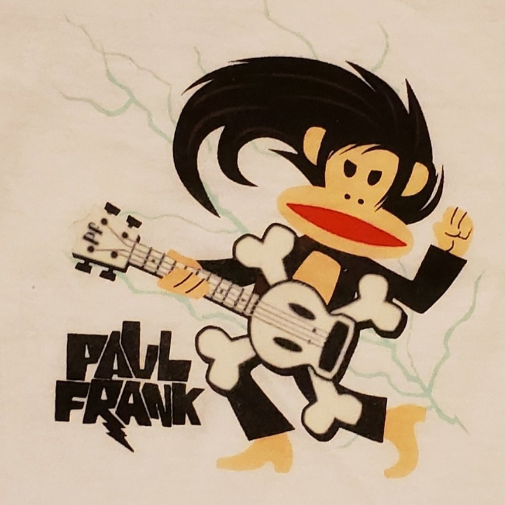 NWT PAUL FRANK Baby Shorts Shirt Set Monkey Rock Star Guitar Musician 0-3 Months